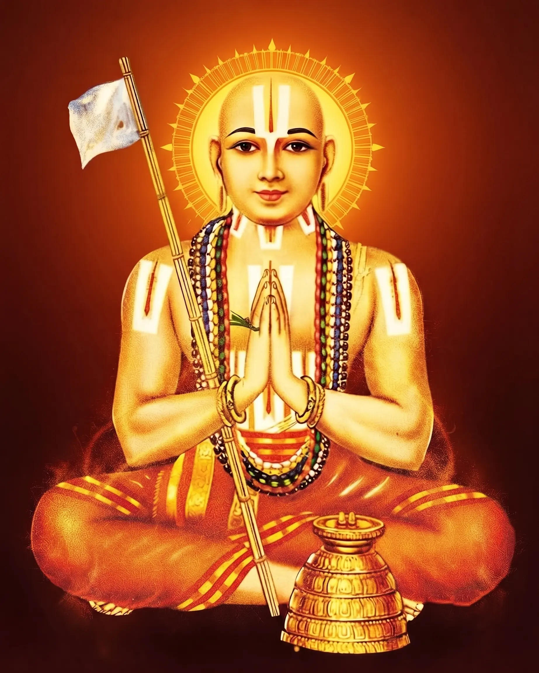 Lord Srinivasa divine portrait